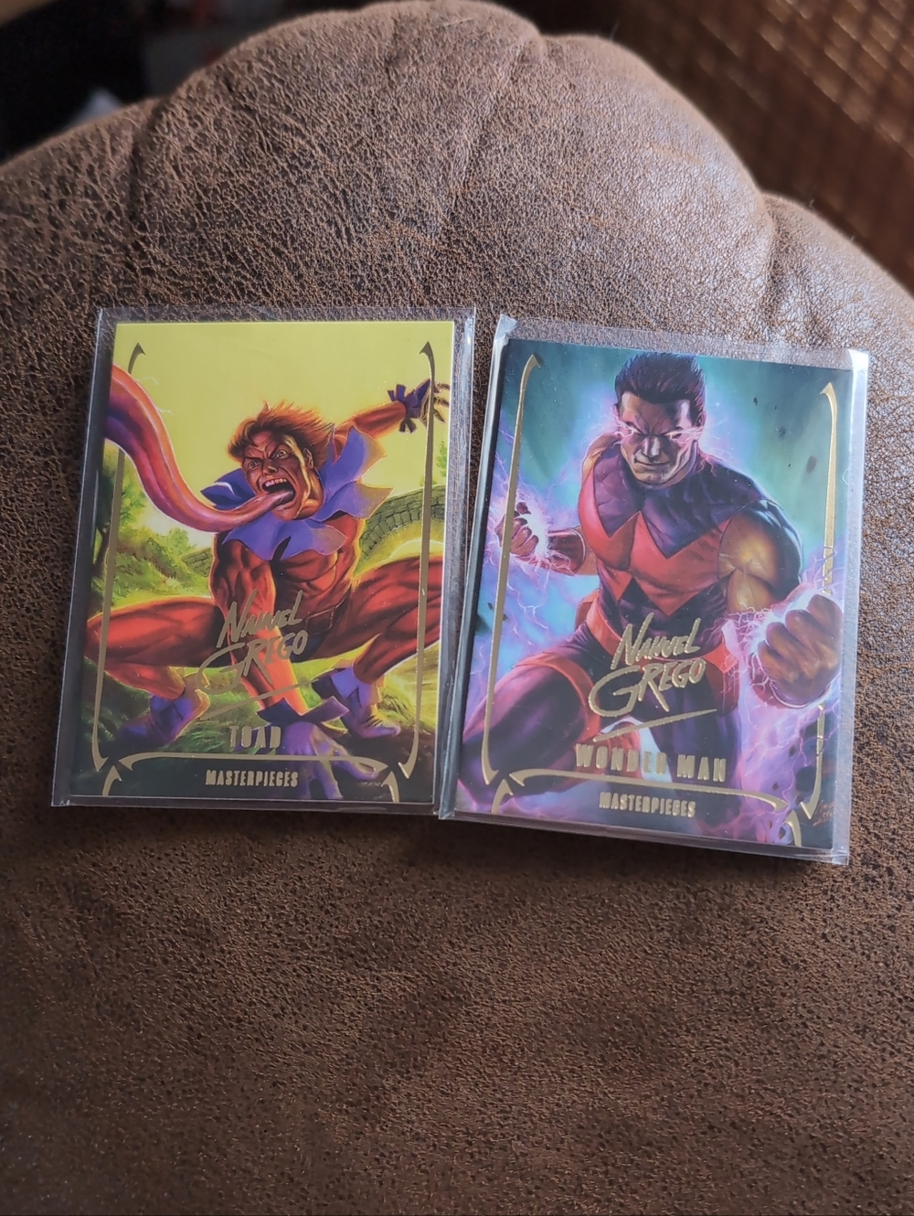 2$ Add On⭐ Marvel Masterpieces Nahuel Grego Wonder Man & Toad Gold Foil